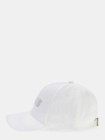 Guess Logo Baseball Kadın Beyaz Aktif Şapka V5GZ01WO08O-G018