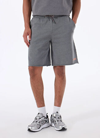 Guess Z5GD13KCQZ1FJ7K ALLIUM SHORT Siyah Lastikli Bel Loose Fit Desenli Erkek Şort