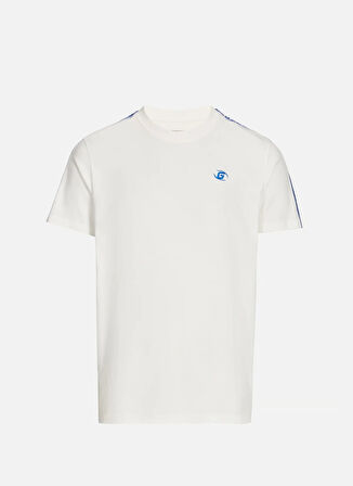 Guess Erkek Beyaz Castore Logolu Tişört