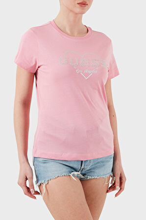 Guess Bayan T Shirt V5GI10 K9RM1 PSPK