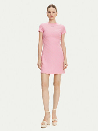 Guess Kadın  Peony Jakarlı Elbise