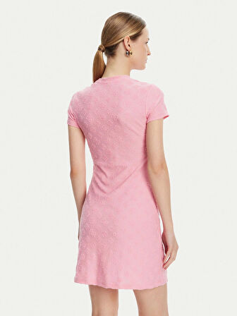 Guess Kadın  Peony Jakarlı Elbise