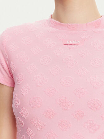 Guess Kadın  Peony Jakarlı Elbise