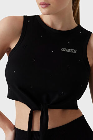 Guess Bayan T Shirt V5GI01 I3Z14 JBLK