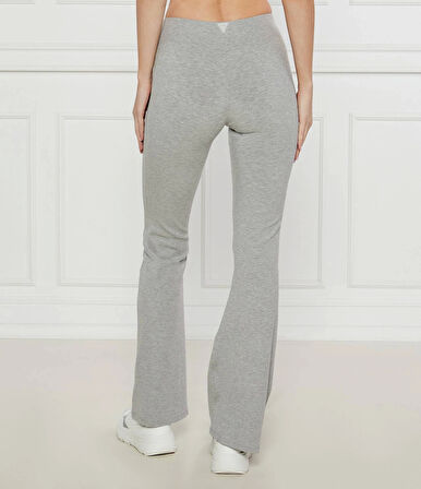 Guess Kadın Gri Crocus Mini Paça Ribana Pantolon