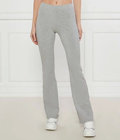 Guess Kadın Gri Crocus Mini Paça Ribana Pantolon