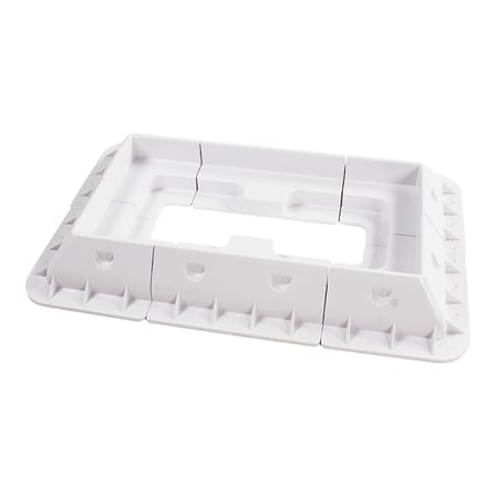 GÜNEŞ PANELİ MONTAJ BRAKET SET 6 PARÇA BEYAZ