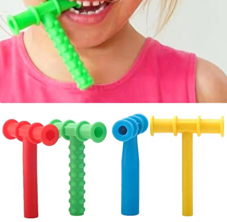 Kırmızı Çiğneme Tüpü