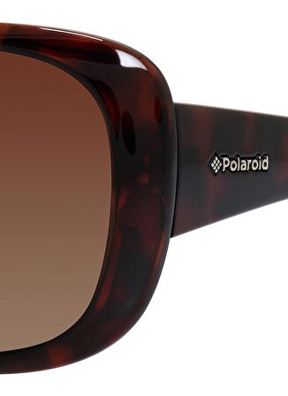 Polaroid Kahve Kadın Dikdörtgen Güneş Gözlüğü 2172900BM58LA