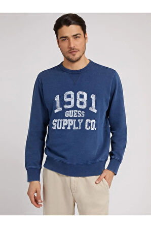 Guess Front Erkek Polarlı Sweatshirt M2GQ13KB0Q0