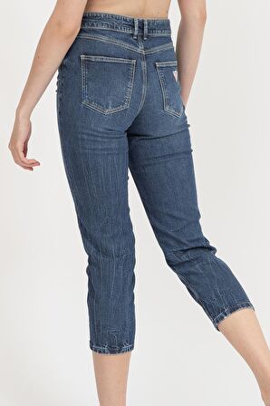 Guess 1981 Capri Button Kadın Jean Pantolon