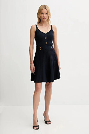 Guess Emmie Kadın Lacivert Triko Etek W5YD65Z0130-G7V2