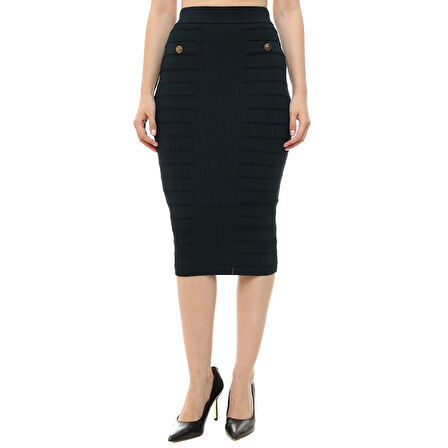 Guess Evangeline Kadın Çok Renkli Kalem Triko Etek W5YD66Z0130-A807