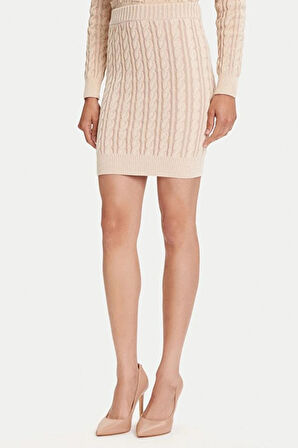 Guess Giselle Kadın Çok Renkli Kalem Triko Etek W5YD68Z3OU0-F0YH