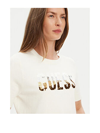 Guess Layla Kadın Beyaz Triko W5YR25Z2NQ2-G012