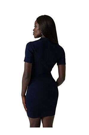 Guess Felicity Kadın Lacivert Triko Elbise W5YK29Z0130-G7V2
