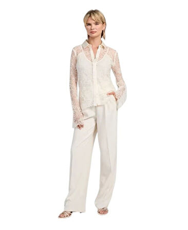 Guess Antoinette Kadın Pembe Slim Fit Gömlek W5YH58WHDY0-G133