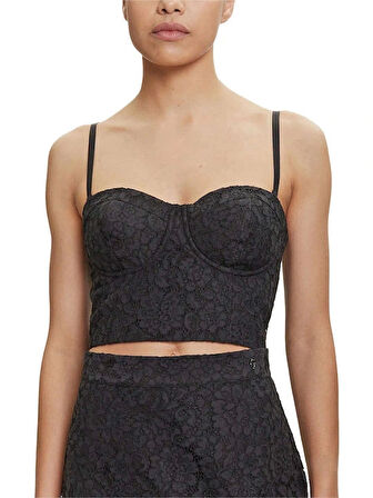 Guess Josiane Kadın Siyah Bluz W5YH42WHD00-JBLK