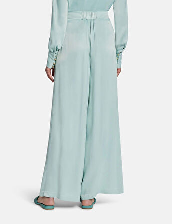 Guess Kadın Pembe Claire Bol Paça Pantolon