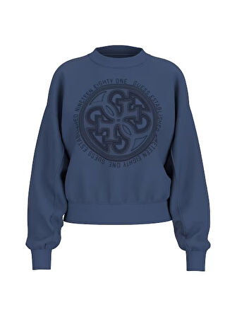 Guess Cn 4G Logo Hofix Kadın Sweatshirt W5YQ07KB681
