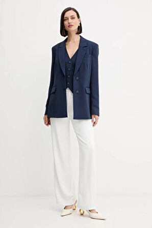 Guess Theoline Kadın Lacivert Blazer W5YN46WGHC2-G7P1