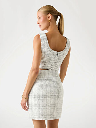 Guess Annamaria Kadın Mavi Bluz W5YH52WHDB2-F0LL