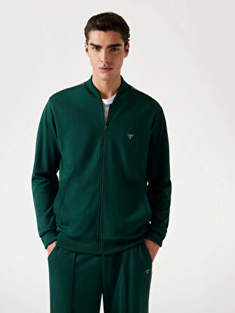 Guess Interlock Erkek Yeşil Sweatshirt M5YQ04KCBR2-G8U1