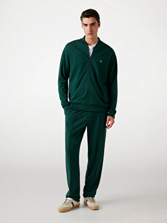 Guess Interlock Erkek Yeşil Slim Fit Eşofman Altı M5YB18KCBR2-G8U1