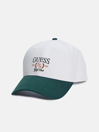 Guess Twill Erkek Beyaz Şapka M5YZ08WO07T-F0FH