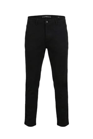 Erkek Angels Slim Fit Chino Pantolon - Siyah | 34/34
