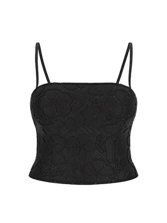 Guess Delilah Kadın Siyah Bluz W5YH71WHEP0-JBLK