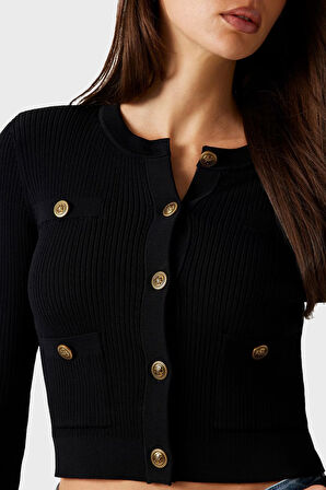 Guess Kadın Hırka W5YR09 Z0130 JBLK