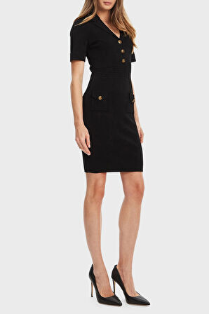 Guess Kadın Elbise W5YK29 Z0130 JBLK