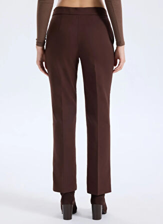 Guess Yüksek Bel Slim Fit Beyaz Kadın Pantolon Sunny Kadın Slim Fit Pantolon