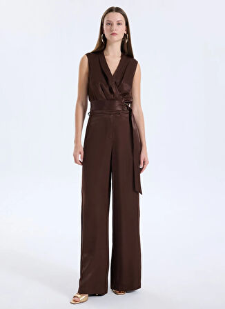 Guess Düz Beyaz Kadın Tulum Iva Kadın Tulum