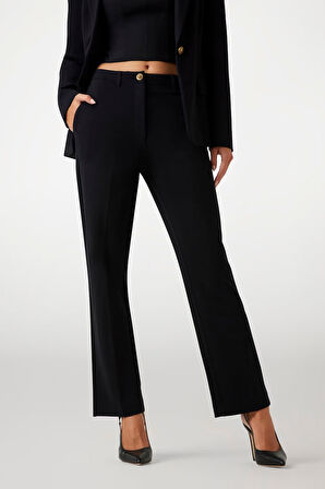 New Zoe Kadın Regular Fit Pantolon | S
