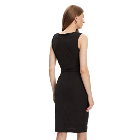 Guess Prisca Kadın Siyah Modal Karışımlı Elbise W5YK27KAQL2-JBLK