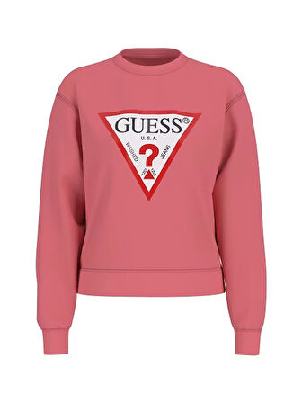 Guess Original Fleece Kadın Sweatshirt W2YQ16KBA11