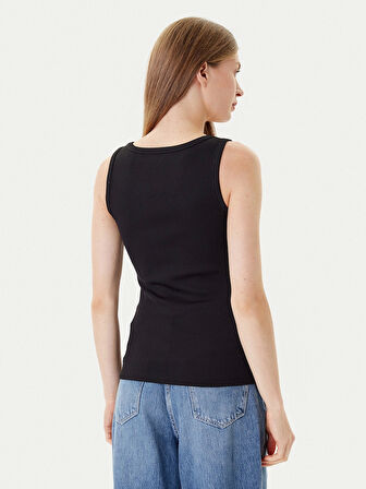 Guess Raissa Kadın Siyah Top W5YP00KCXJ2-JBLK