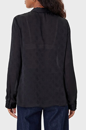 Guess Kadın Gömlek W5YH1A WHCR2 JBLK