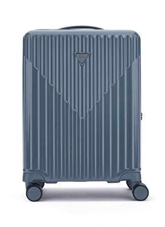 Guess Gri - Mavi Çekçekli Sert Valiz TWHN9675983