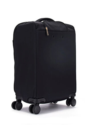 Guess Siyah Çekçekli Kumaş Valiz TWNN9676983