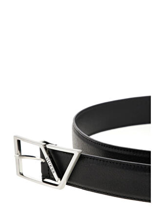 Guess Access Erkek Siyah Ayarlanabilir Deri Kemer BM7817P5335-BLA