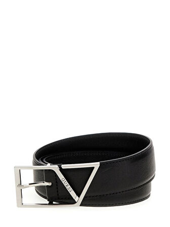 Guess Access Erkek Siyah Ayarlanabilir Deri Kemer BM7817P5335-BLA