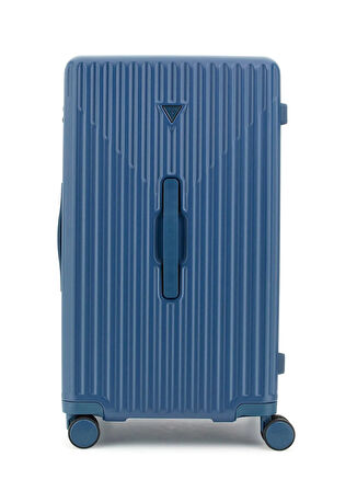 Guess Mavi Çekçekli Sert Valiz TMOLPCP5303