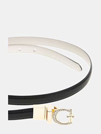 Guess Everlee Kadın Siyah Ayarlanabilir Çift Taraflı Kemer BW9242P5315-BLA