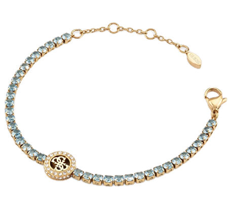 Guess Jgujubb05142jwyglss Kadın Mavi Taşlı Bileklik