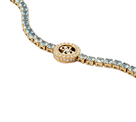 Guess Jgujubb05142jwyglss Kadın Mavi Taşlı Bileklik