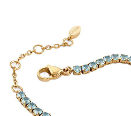 Guess Jgujubb05142jwyglss Kadın Mavi Taşlı Bileklik