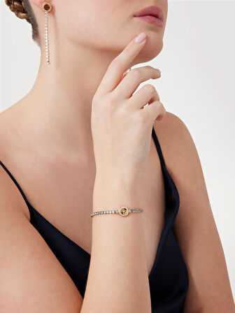 Guess Jgujubb05142jwyglss Kadın Mavi Taşlı Bileklik